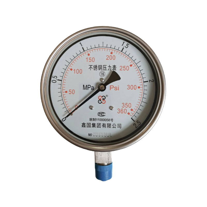 XG/Y-B series lahat ng stainless steel pressure gauge