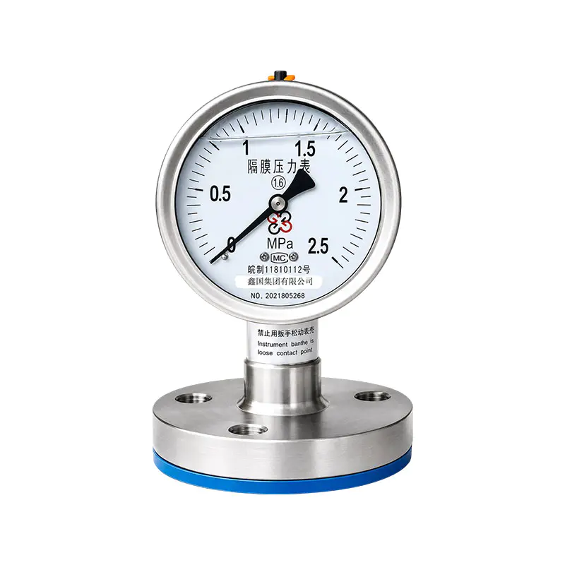 XG/Y-M sanitary diaphragm pressure gauge XG/Y-M sanitary diaphragm pressure gauge